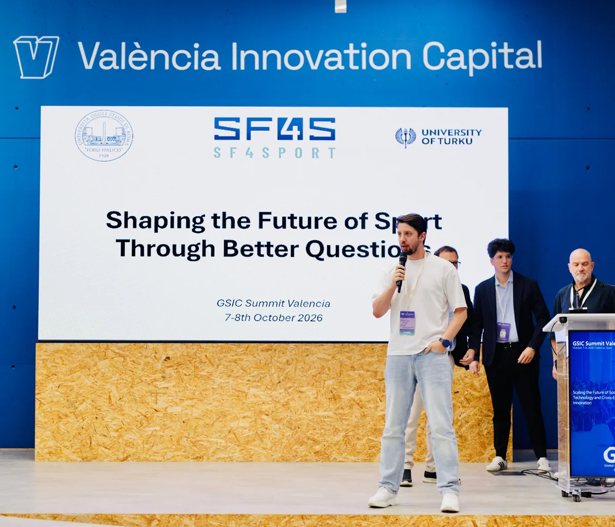 A moment from the SF4Sport foresight session at the Valencia 2026 event.