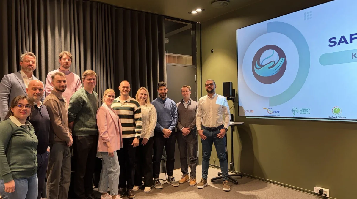 SafeTennis partners at the project kick-off meeting in Oslo.